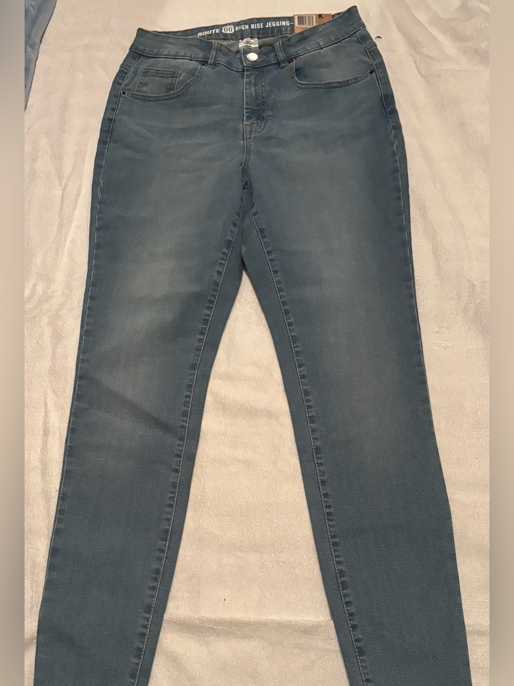 Route 66 Women’s Blue High-Rise Jeggings